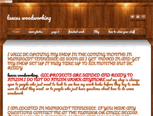 Tablet Screenshot of lanceswoodworking.com